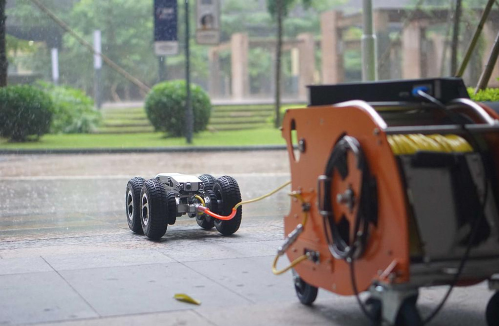 285高楼门管道检测机器人